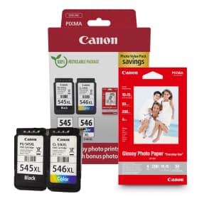 Canon Pack PG-545XL + CL-546XL Cartouches Originales